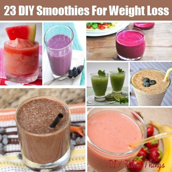 Healthy Homemade Smoothies For Weight Loss
 23 DIY Smoothies For Weight Loss
