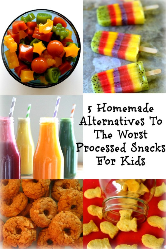 Healthy Homemade Snacks For Kids
 5 Homemade Alternatives To The Worst Processed Snacks For Kids