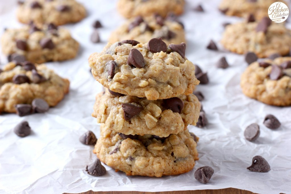 Healthy Honey Oatmeal Cookies
 Chocolate Chip Honey Oatmeal Cookies A Kitchen Addiction