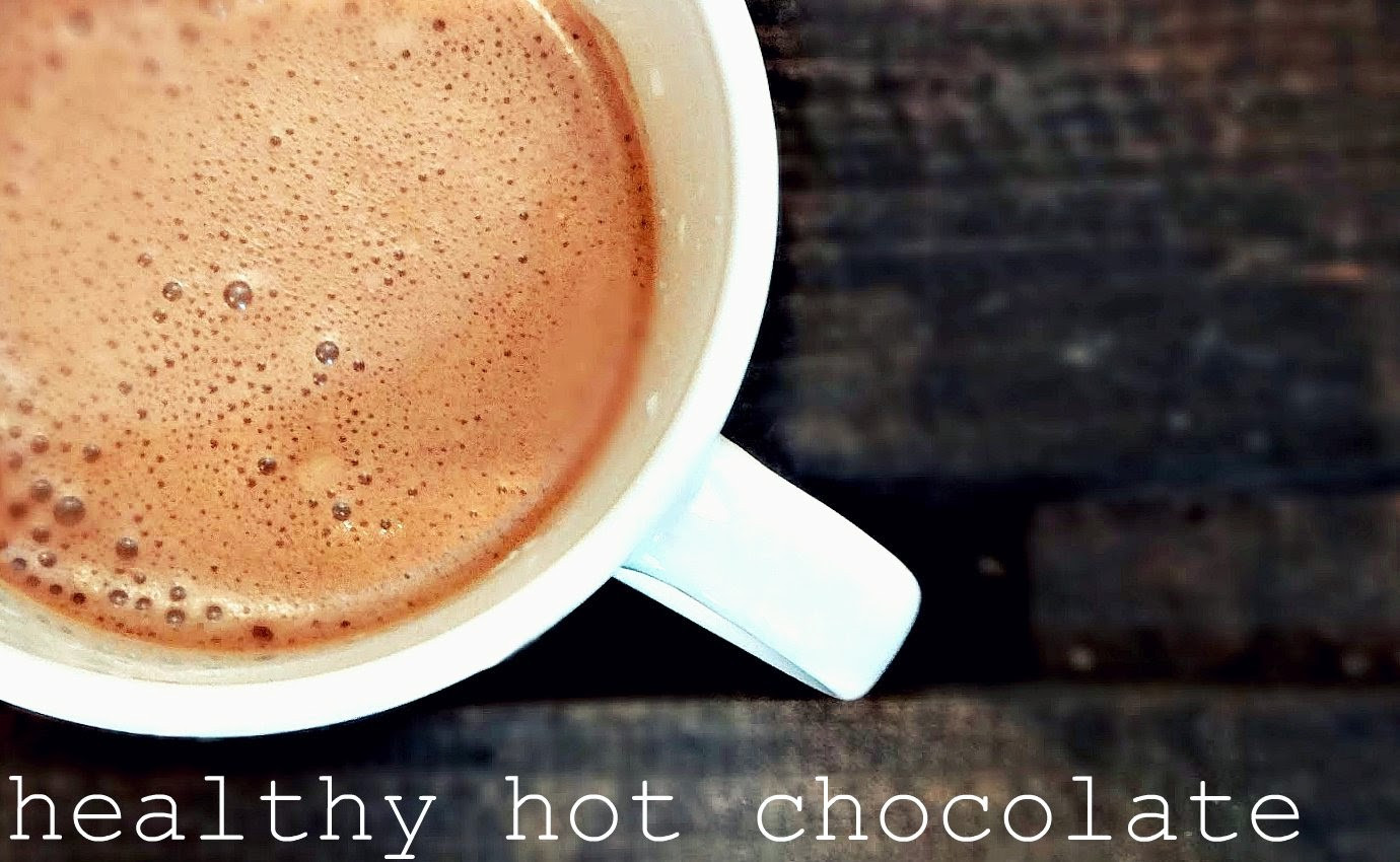 Healthy Hot Chocolate
 healthy hot chocolate BAKING BACKWARDS