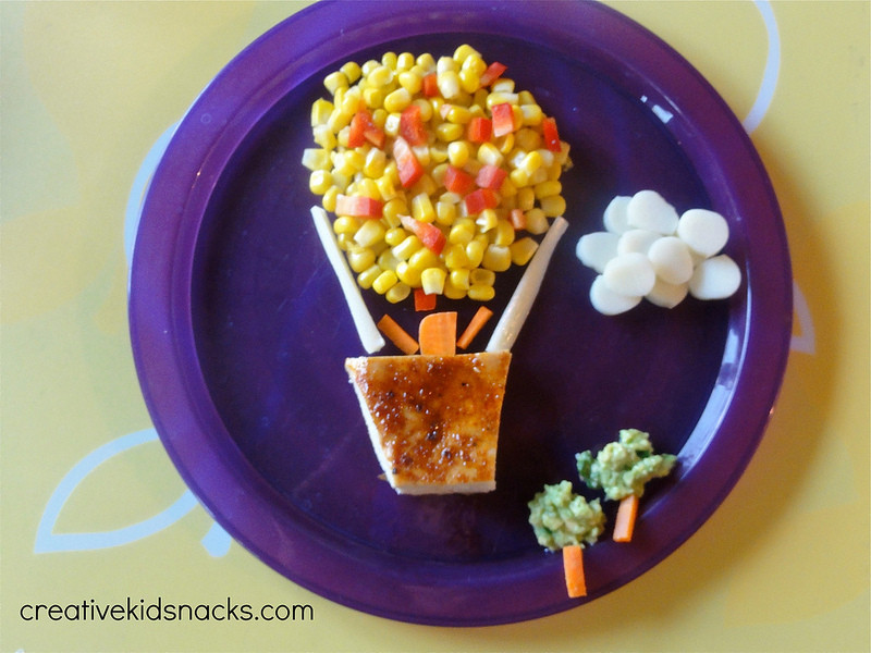 Healthy Hot Snacks
 Healthy and Creative Kids Dinner Hot Air Balloon Ride