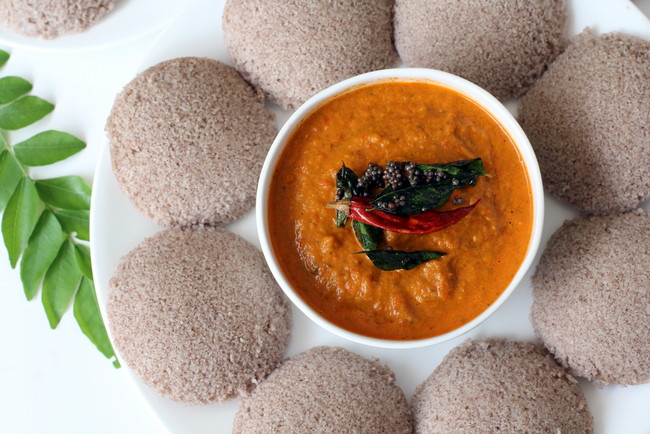 Healthy Indian Breakfast
 Ragi Idli Healthy and nutritional ragi flour recipes for