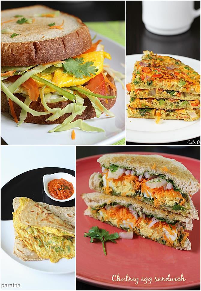 Healthy Indian Breakfast Recipes
 18 Easy Egg Recipes for Breakfast Evening snack or Dinner