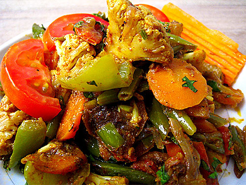 Healthy Indian Food Recipes Vegetarian
 Mix Veg Recipe by Sonia Goyal