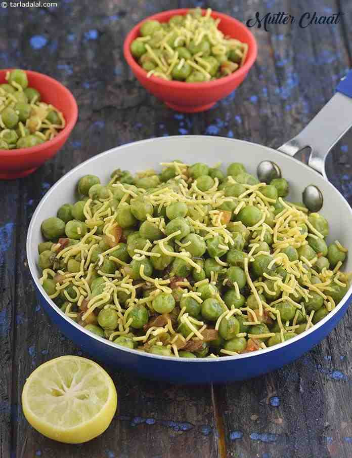 Healthy Indian Snacks
 Mutter Chaat Healthy Indian Matar Snack recipe