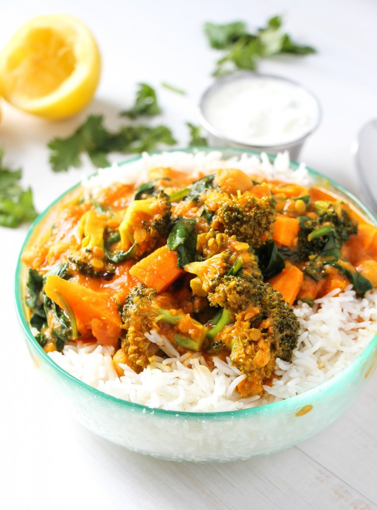 Healthy Indian Vegetarian Recipes
 The Best Ve able Curry Ever Layers of Happiness