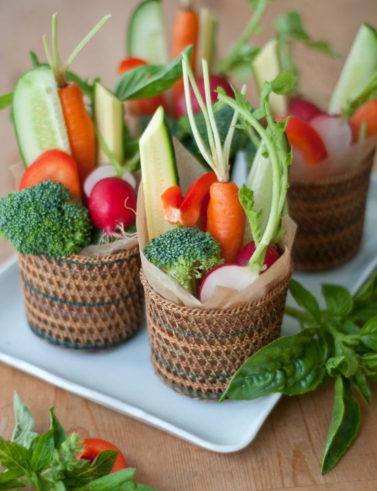 Healthy Individual Snacks
 Party Frosting Appetizers