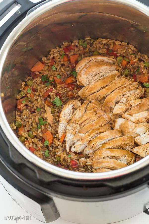 Healthy Instant Pot Chicken Recipes
 Instant Pot Teriyaki Chicken and Rice Recipe pressure cooker