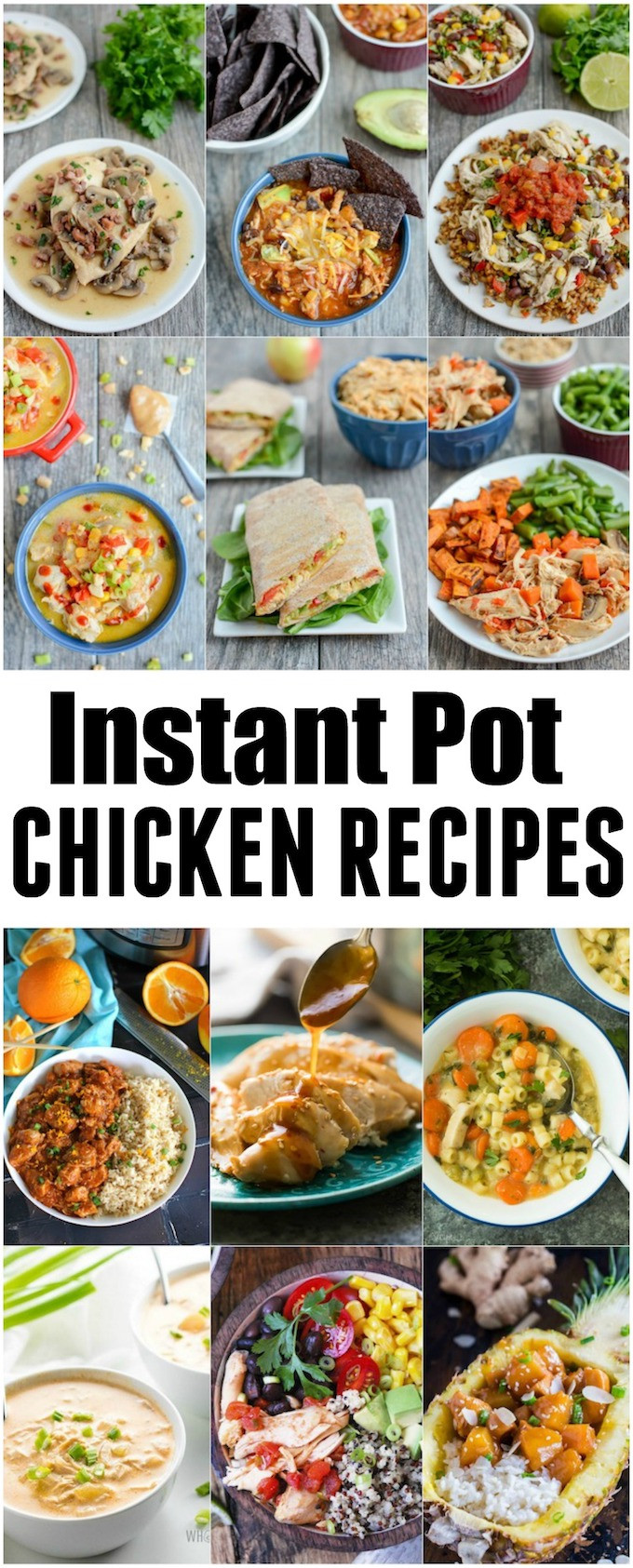 Healthy Instant Pot Chicken Recipes
 Instant Pot Chicken Recipes