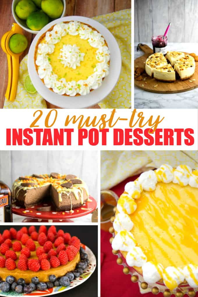 Healthy Instant Pot Desserts
 20 Must Try Instant Pot Desserts Simply Stacie