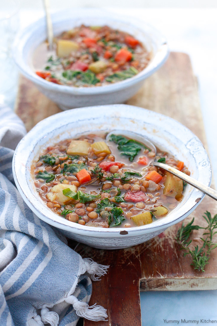 Healthy Instant Pot Recipes Vegetarian
 Instant Pot Lentil Soup Yummy Mummy Kitchen