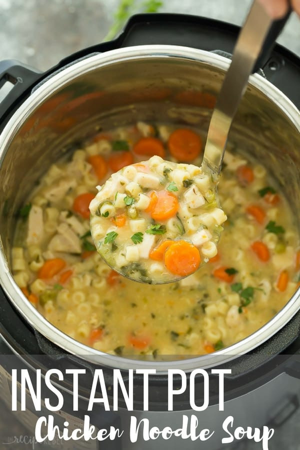 Healthy Instant Pot Soup Recipes
 Creamy Instant Pot Chicken Noodle Soup Recipe VIDEO