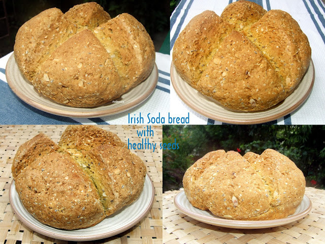 Healthy Irish Soda Bread
 AMBROSIA Two Grain Irish Soda Bread With a Medley of