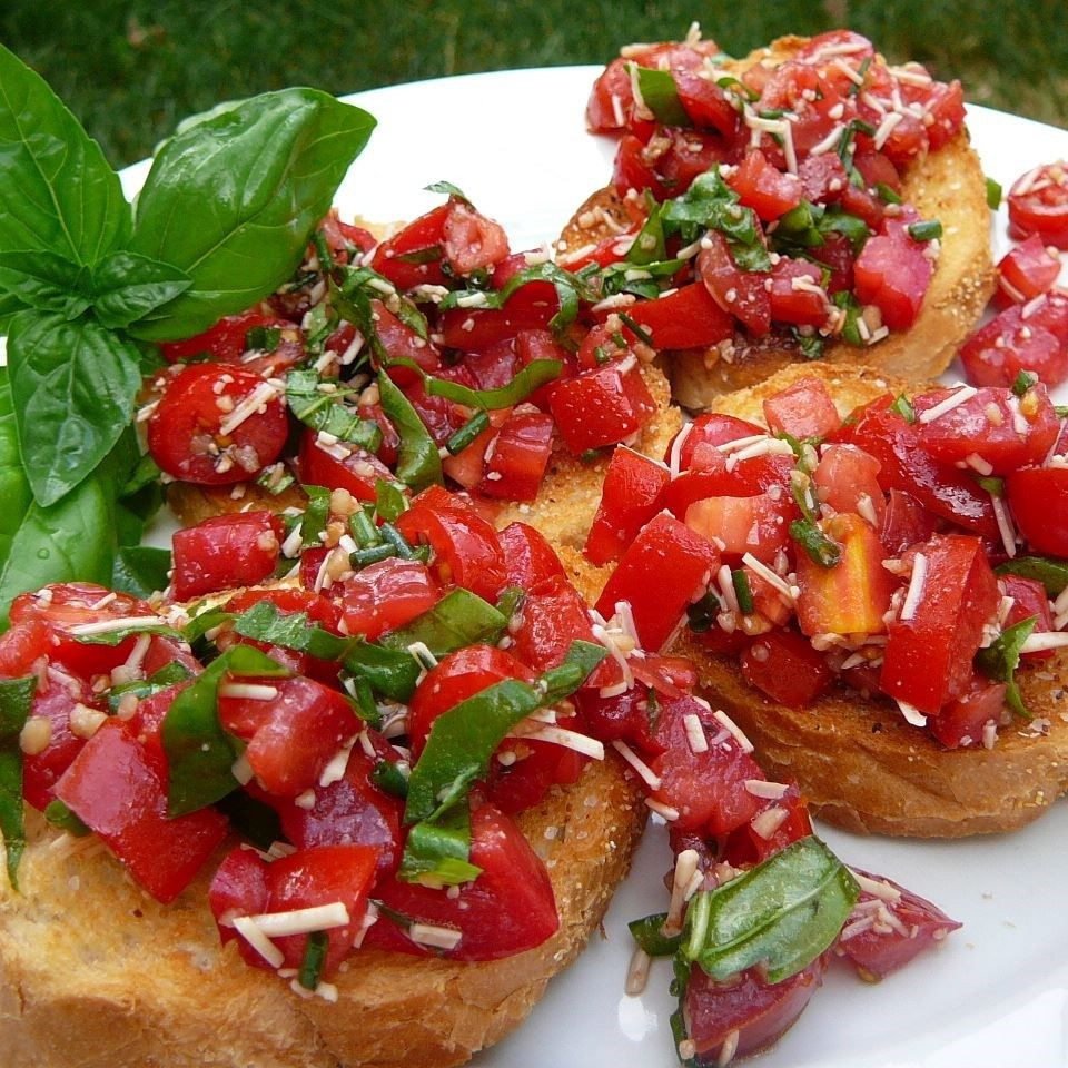 Healthy Italian Appetizers
 Tomato and Basil Crostini recipe All recipes UK