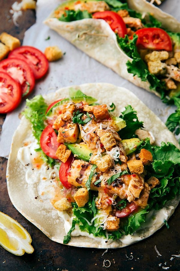 Healthy Italian Chicken Recipes
 10 Minute Italian Chicken Wraps