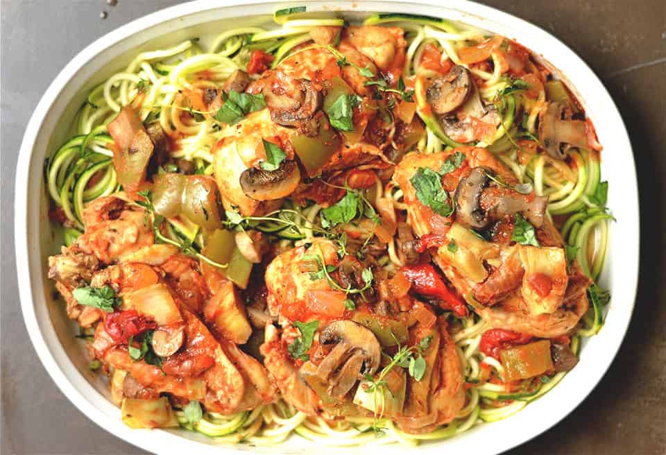 Healthy Italian Chicken Recipes
 Slow Cooker or Instant Pot Chicken Cacciatore