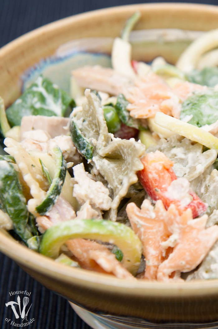 Healthy Italian Pasta Salad
 Healthy Creamy Italian Pasta Salad a Houseful of Handmade