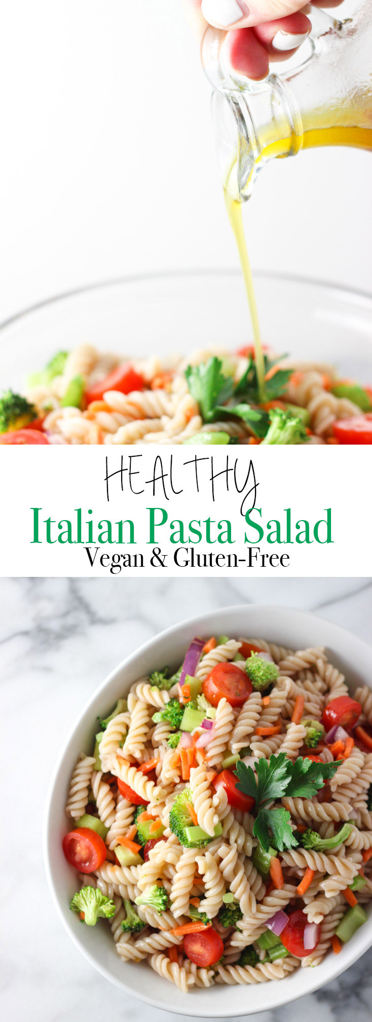 Healthy Italian Pasta Salad
 Italian Pasta Salad & Reader Survey Exploring Healthy Foods