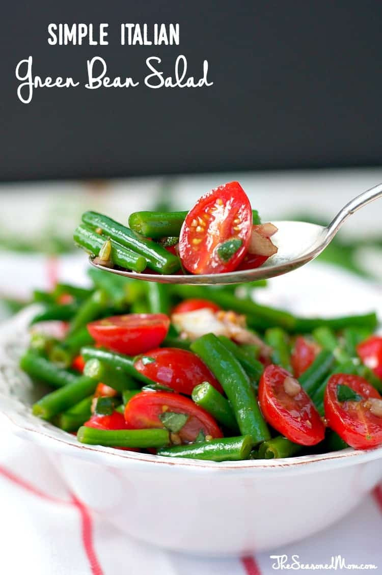 Healthy Italian Side Dishes
 Simple Italian Green Bean Salad The Seasoned Mom