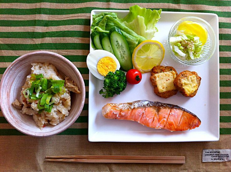 Healthy Japanese Breakfast
 Typical Japanese healthy breakfast