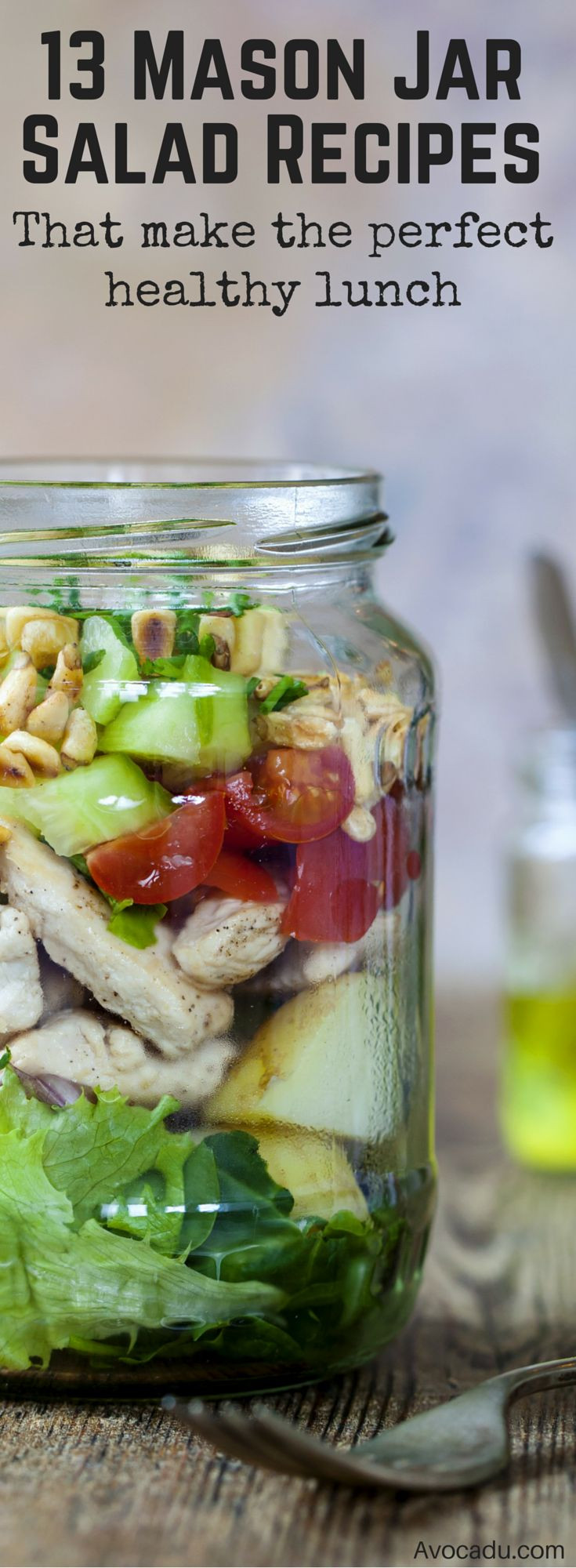 Healthy Jar Salads
 De 25 bedste idéer inden for Mason jar salads på Pinterest