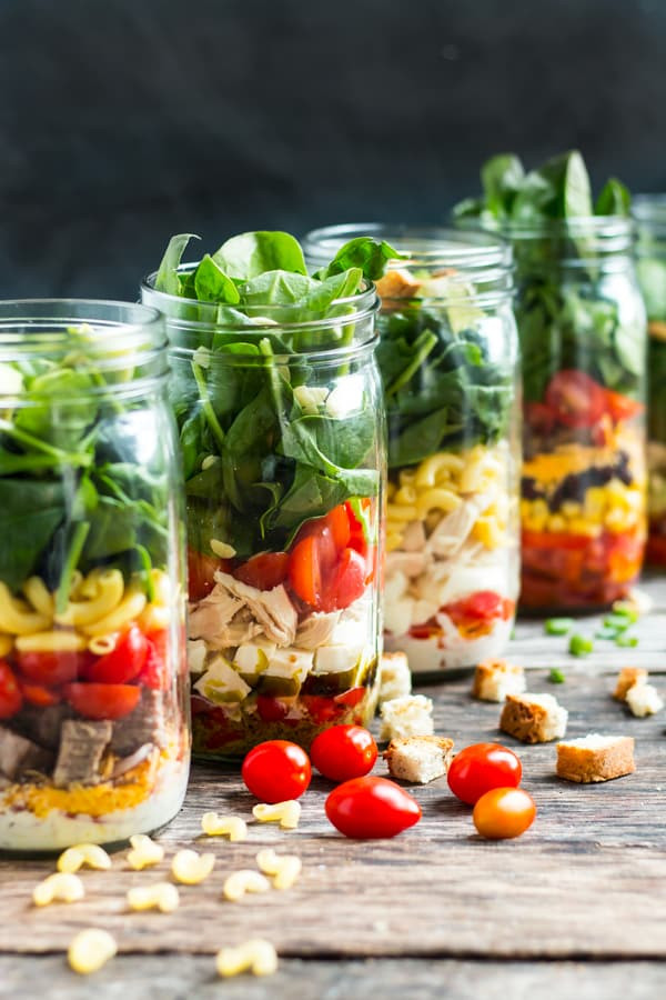 Healthy Jar Salads
 How to Make Layered Lunches Mason Jar Salads