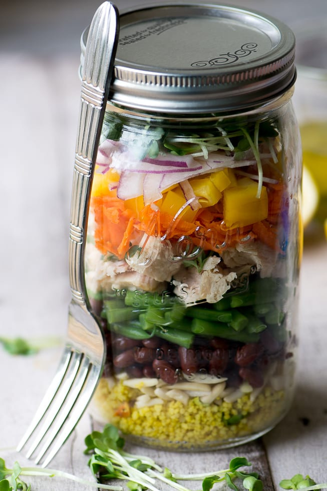Healthy Jar Salads
 Healthy Layered Tuna Salad Jars