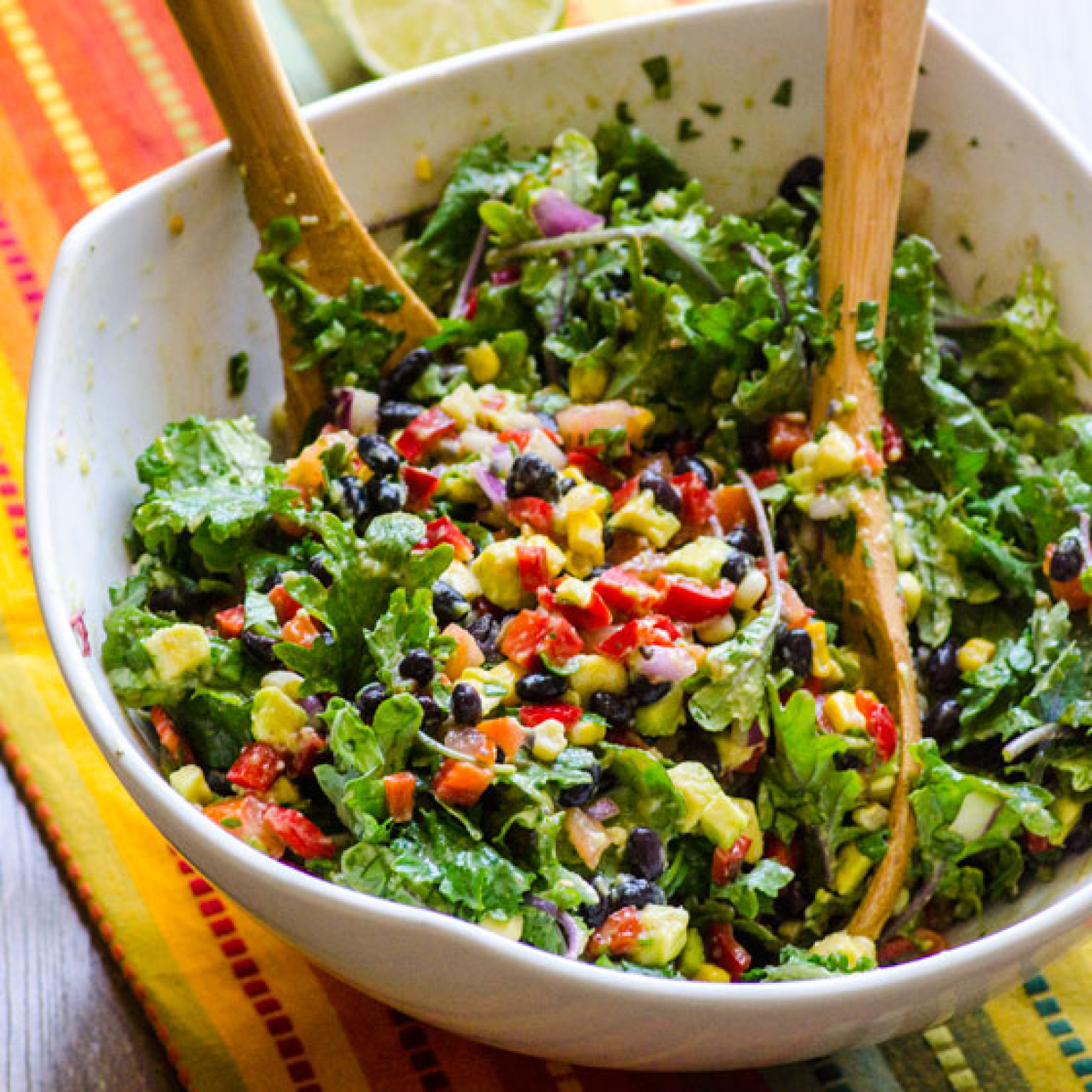 Healthy Kale Recipes
 Healthy Creamy Mexican Kale Salad Recipe