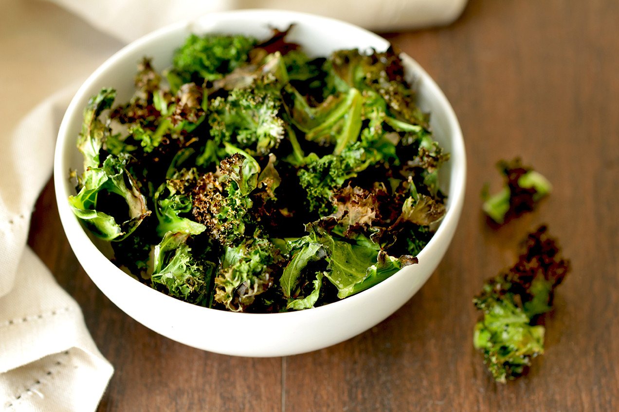 Healthy Kale Recipes
 Baked Kale Chips