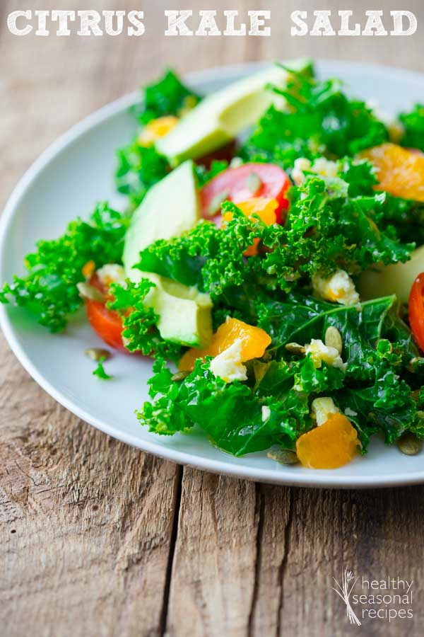 Healthy Kale Salad Recipes
 citrus kale salad Healthy Seasonal Recipes