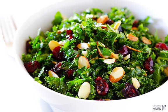 Healthy Kale Salad Recipes
 Kale Salad with Warm Cranberry Vinaigrette