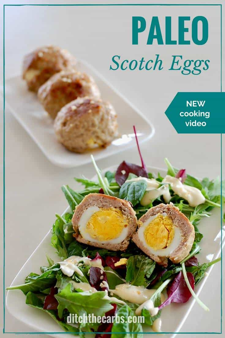 Healthy Keto Breakfast
 Keto Paleo Scotch Eggs watch the quick cooking video