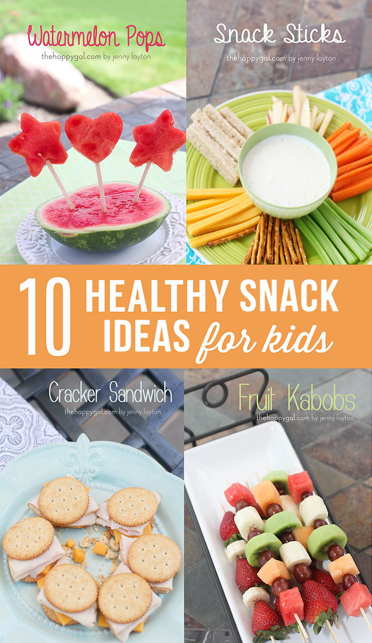 Healthy Kid Snacks
 10 Healthy Snack Ideas for Kids