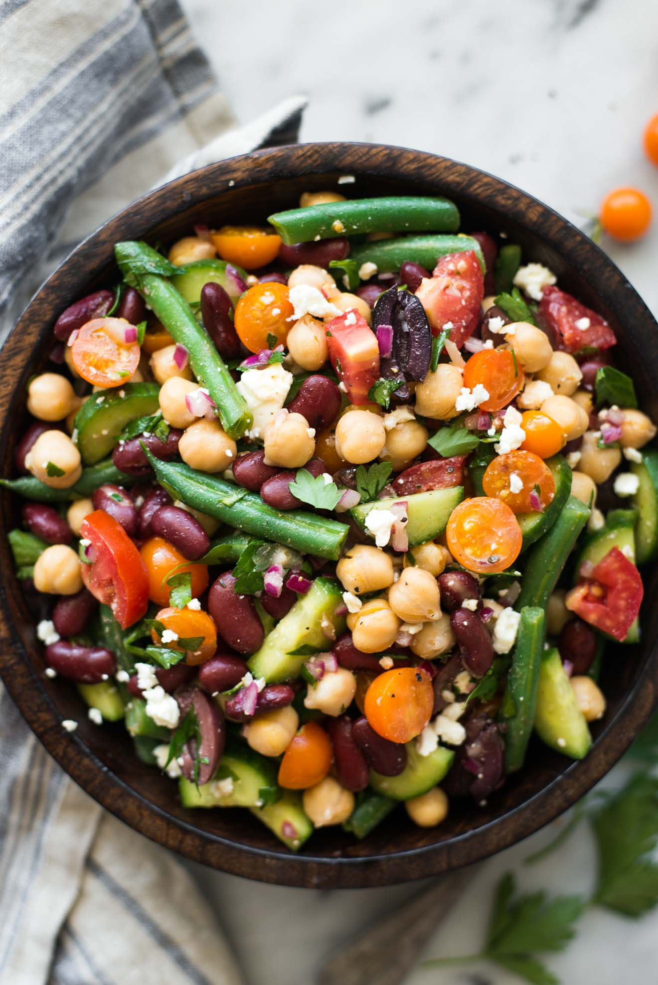 Healthy Kidney Bean Recipes
 Mediterranean Three Bean Salad