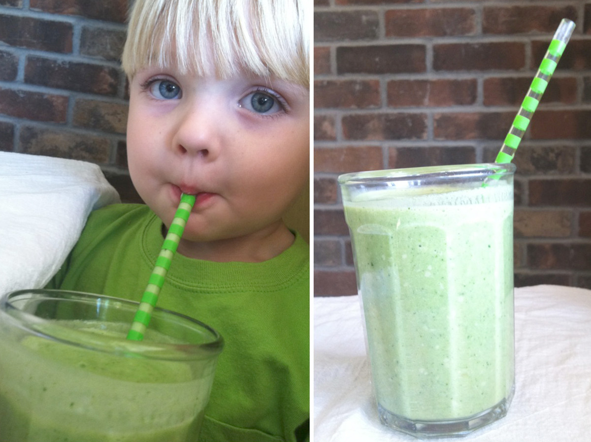 Healthy Kids Smoothies
 Lucky Green Healthy Snack Paging Supermom