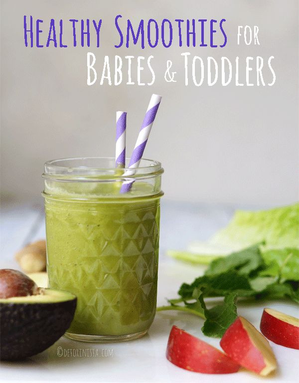 Healthy Kids Smoothies
 Smoothies for Babies & Toddlers Detoxinista