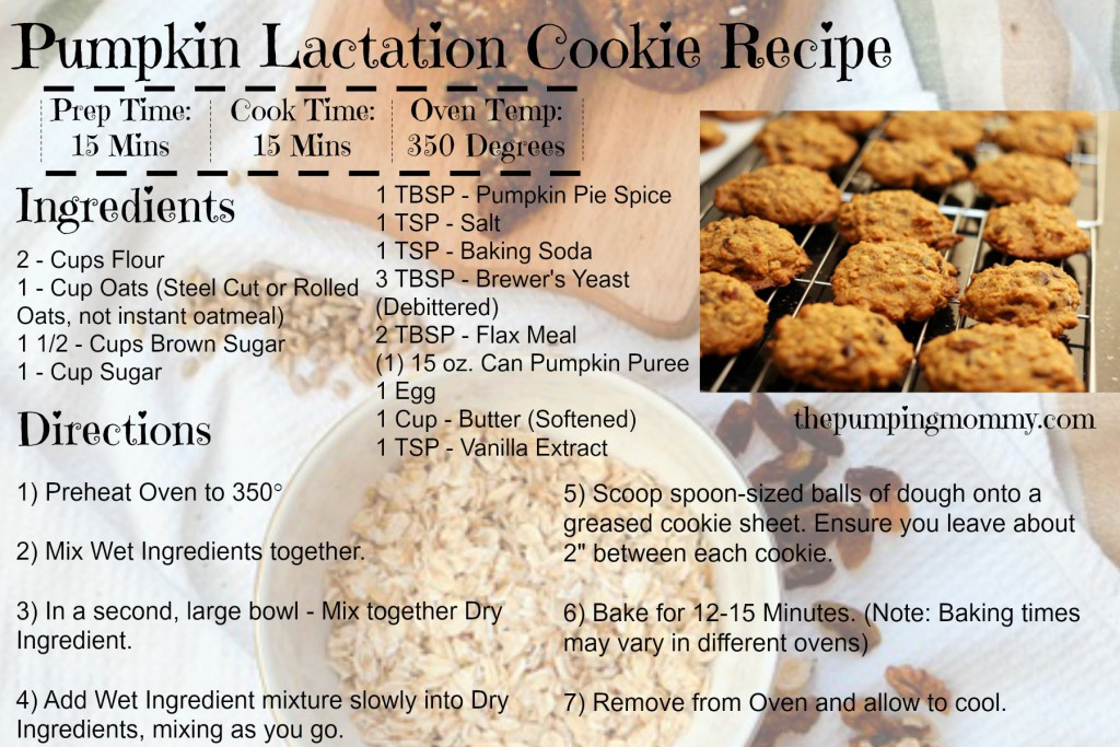 Healthy Lactation Cookies Recipe
 Pumpkin Lactation Cookie Recipe The Pumping Mommy