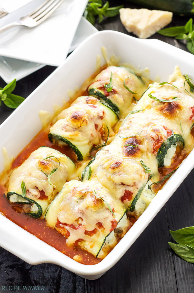 Healthy Lasagna Rolls
 Zucchini Lasagna Rolls Recipe Runner