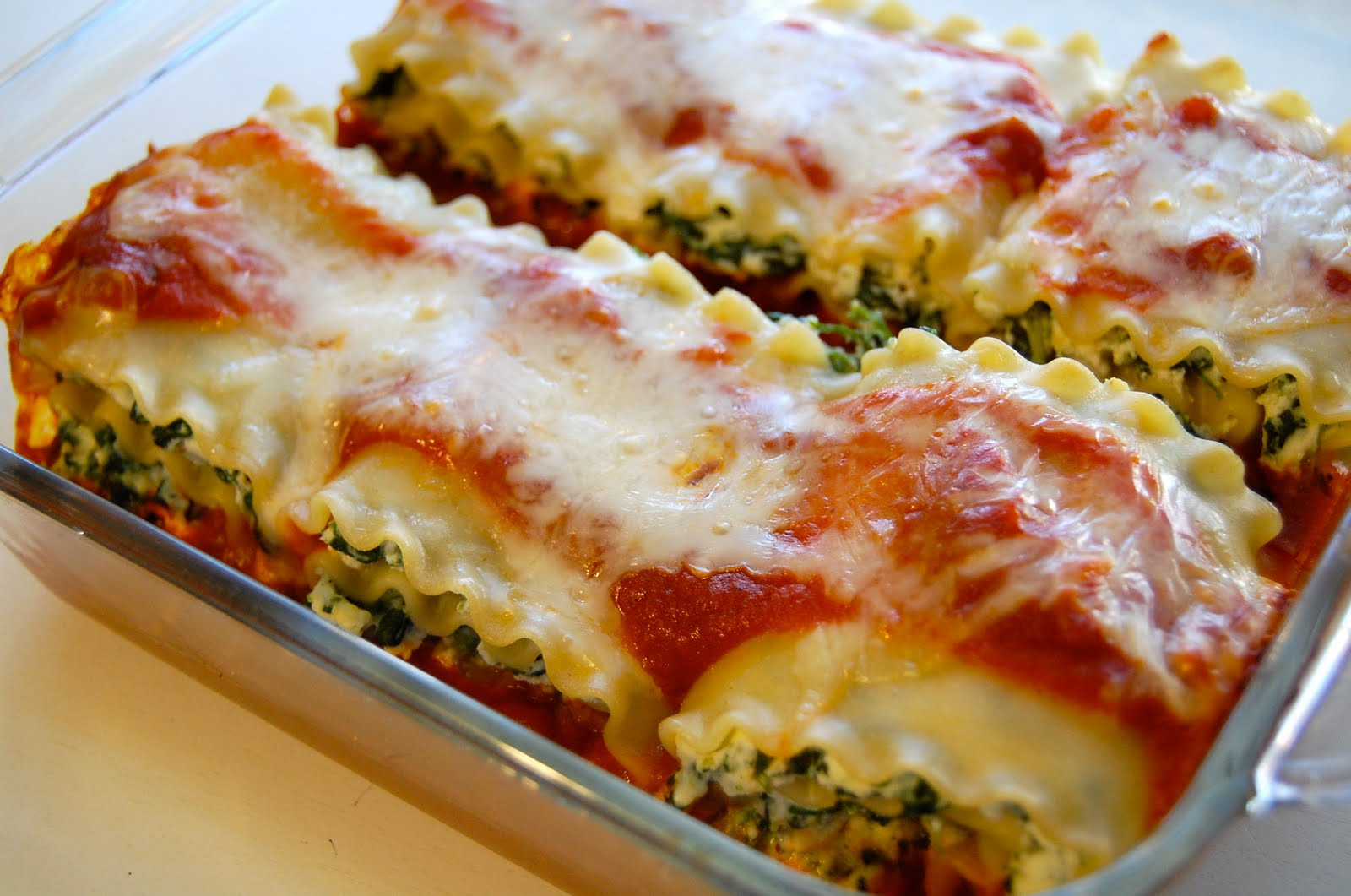 Healthy Lasagna Rolls
 Chef Mommy Spinach Lasagna Rolls