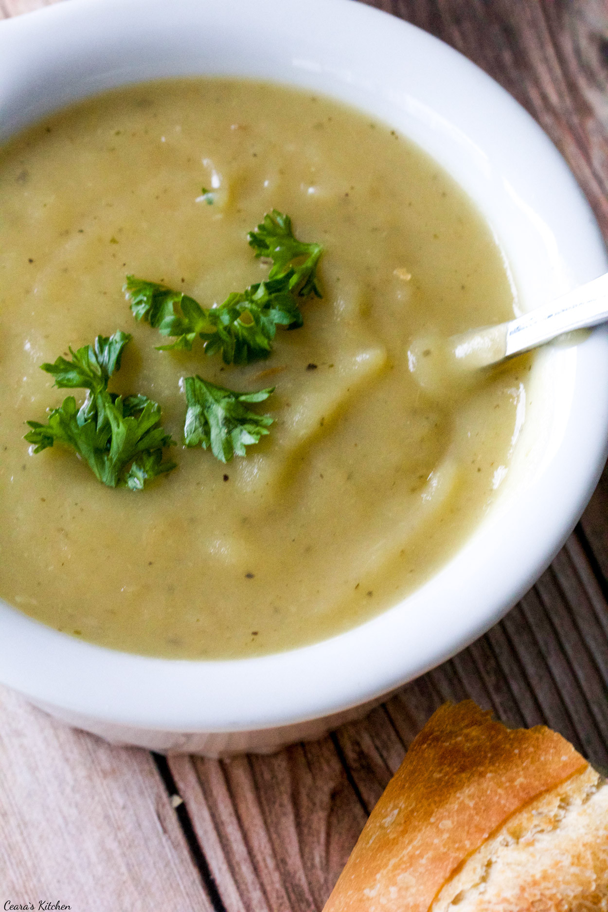 Healthy Leek And Potato Soup
 Vegan Potato Leek Soup