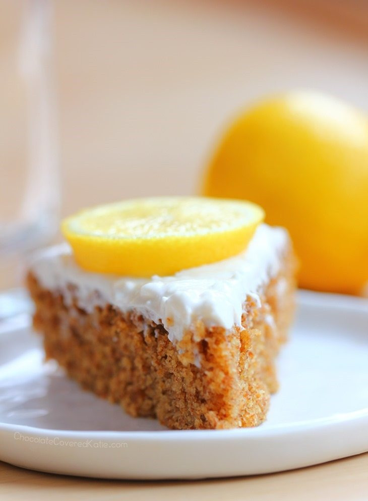 Healthy Lemon Cake
 Lemon Cake Whipped Cream Frosting