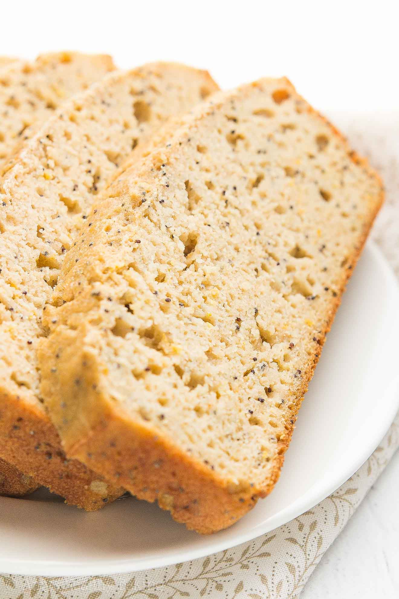 Healthy Lemon Poppy Seed Bread
 healthy lemon poppy seed bread