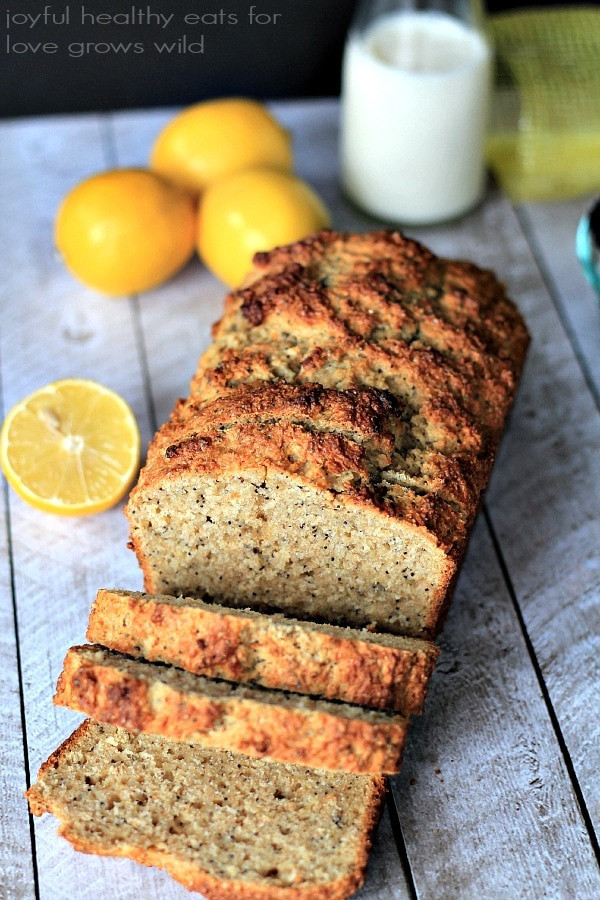 Healthy Lemon Poppy Seed Bread
 healthy lemon poppy seed bread