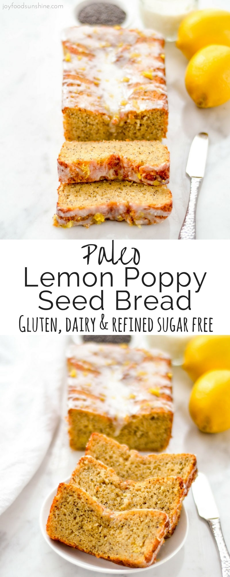 Healthy Lemon Poppy Seed Bread
 healthy lemon poppy seed bread