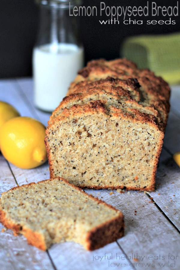 Healthy Lemon Poppy Seed Bread
 healthy lemon poppy seed bread