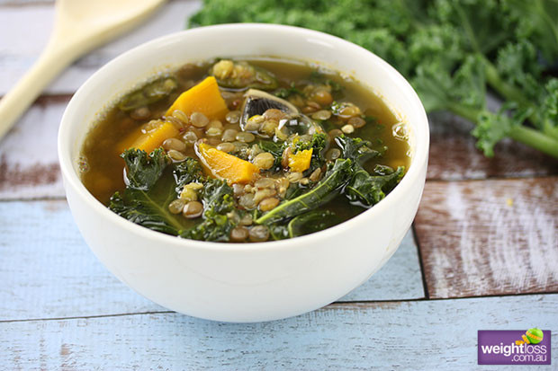 Healthy Lentil Recipes For Weight Loss
 Spicy Kale & Lentil Soup