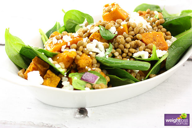 Healthy Lentil Recipes For Weight Loss
 Pumpkin & Green Lentil Salad