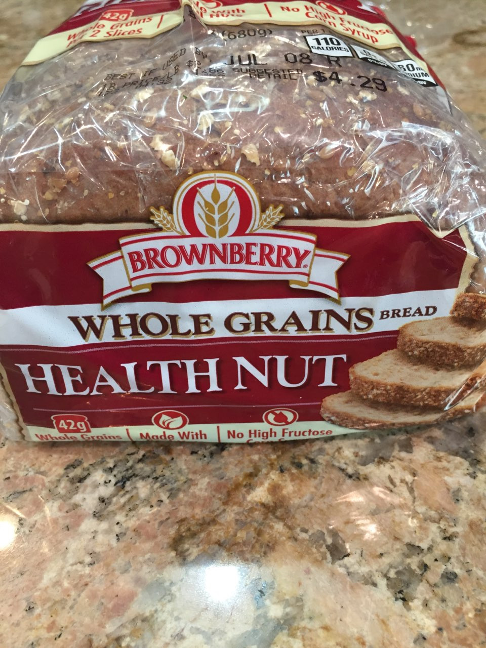 Healthy Life Bread Nutrition
 Brownberry Bread Health Nut Calories Nutrition Analysis