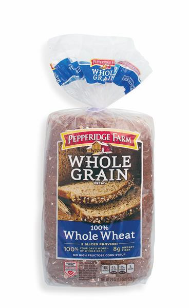 Healthy Life Bread Nutrition
 Pepperidge Farm Whole Grain Whole Wheat Bread