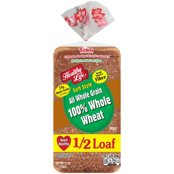 Healthy Life Bread
 Healthy Life Soft Style All Whole Grain Whole Wheat 1